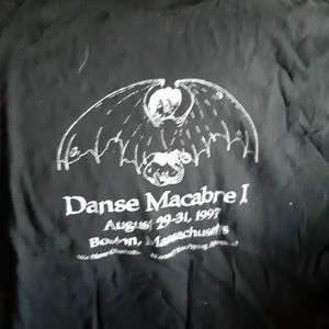 Danse Macabre 1997 Boston goth shirt